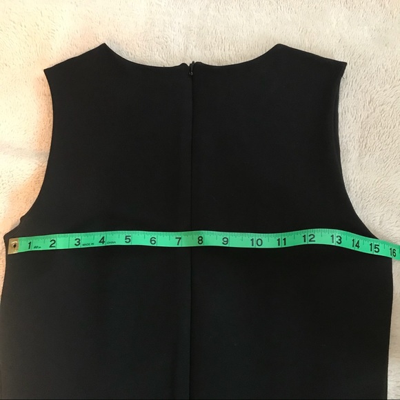 ❤️ SUZY SHIER Fitted Stretch Little Black Sheath Dress S - Picture 5 of 6